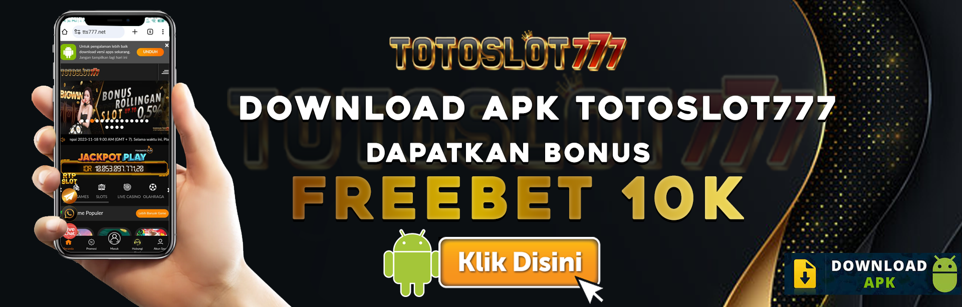 DOWNLOAD APK TOTOSLOT777